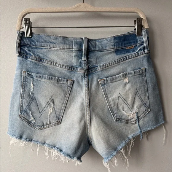 MOTHER SUPERIOR The Tomcat Kick Fray Shorts in True Confessions - Size 28 - Picture 2 of 16